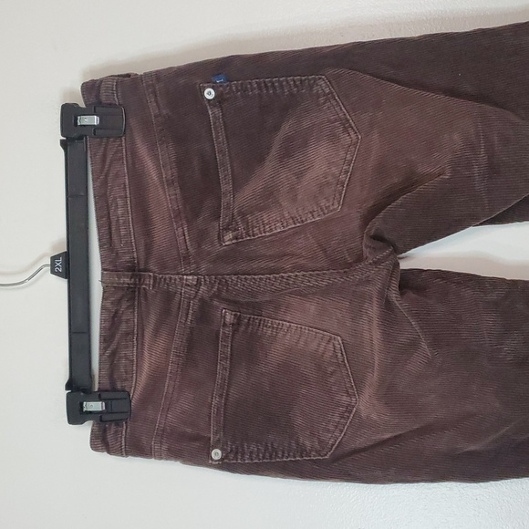 Anthropologie Pilcro Brown Cordoroy Flareleg Pants Size 24 Stretch Button Close - Picture 7 of 14